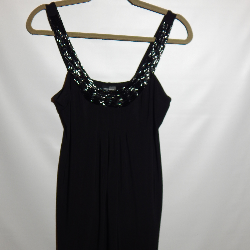 Bijou Bijou Black Sleeveless Dress with beading